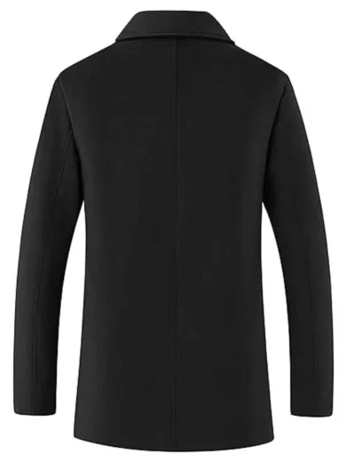 Men’s Single Breasted Peacoat