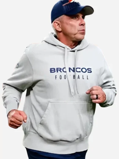 Sean Payton Broncos Grey Hoodie