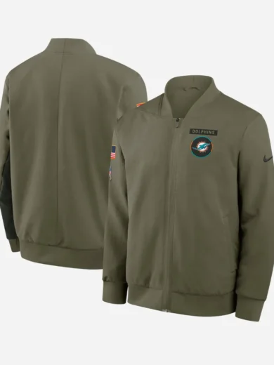 Dolphins Salute to Service Bomber Jacket