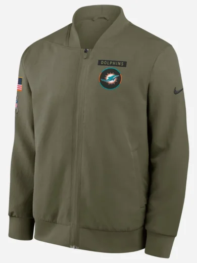 Dolphins Salute to Service Bomber Jacket