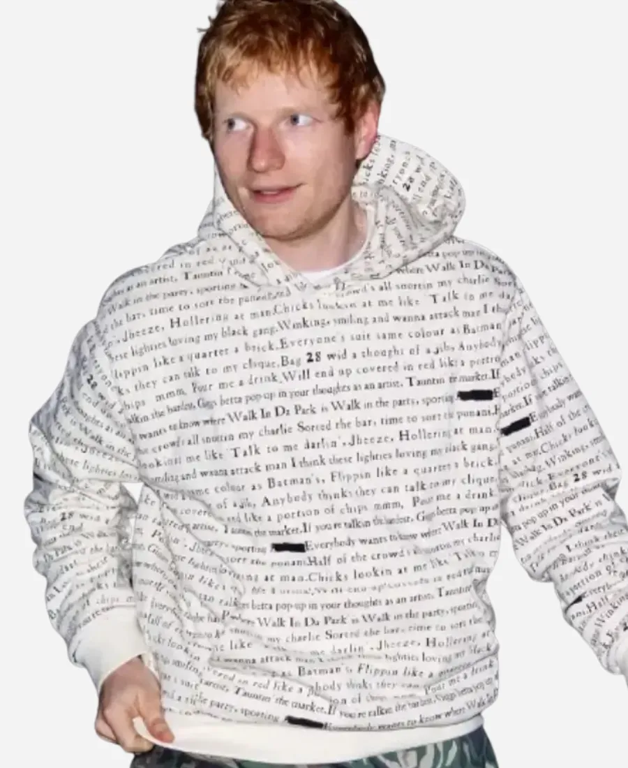 Ed Sheeran Cavaliers v Knicks Printed Hoodie