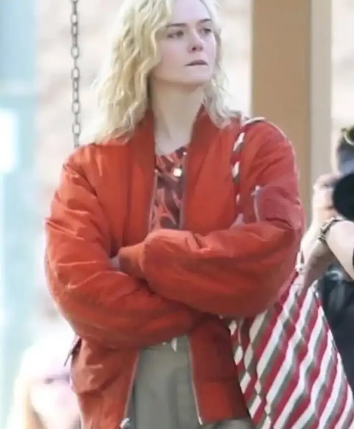 Elle Fanning Margo’s Got Money Troubles Bomber Jacket