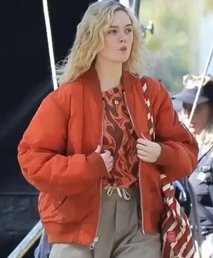 Elle Fanning Margo’s Got Money Troubles Bomber Jacket