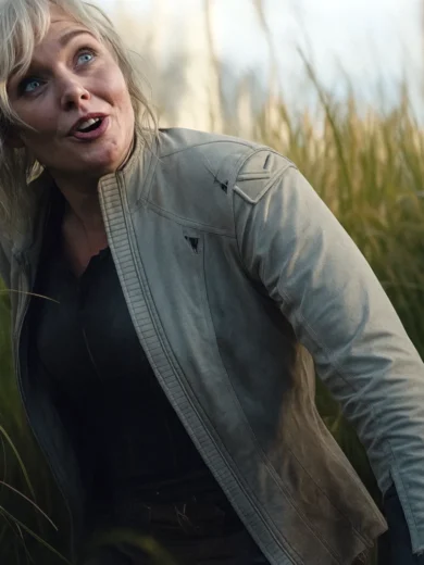 Elle Fanning Predator Badlands Jacket