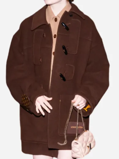 Emma Stone Toggle Coat