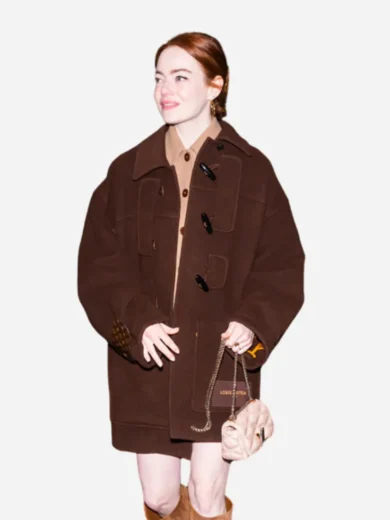 Emma Stone Toggle Coat
