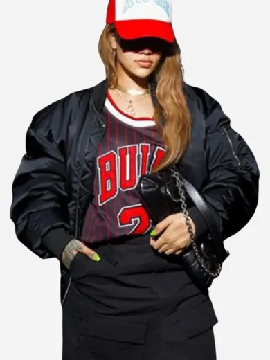 Rihanna F1 Race Las Vegas Bomber Jacket