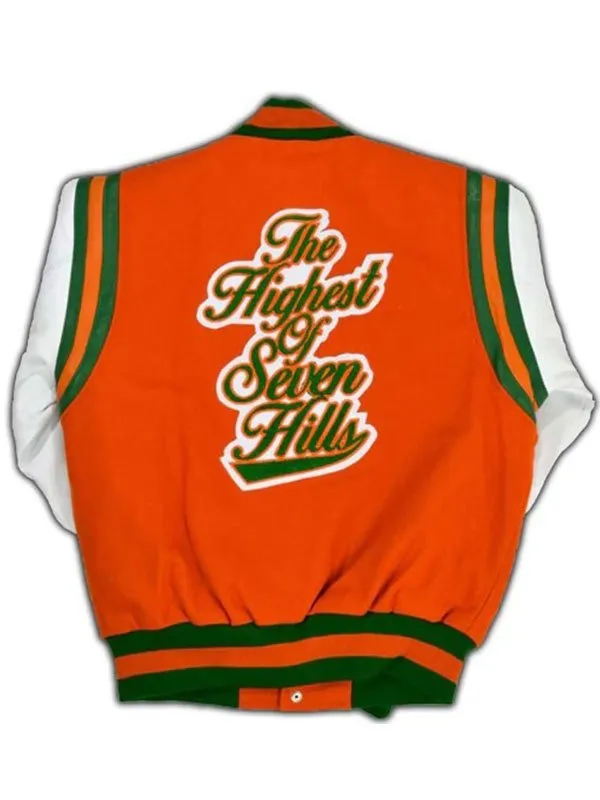 FAMU Letterman Orange Varsity Jacket