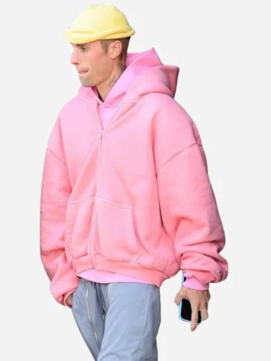 Justin Bieber Pink Hoodie