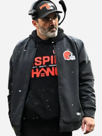 Kevin Stefanski NFL Browns Bomber Jacket