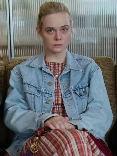 Margo’s Got Money Troubles Elle Fanning Denim Jacket