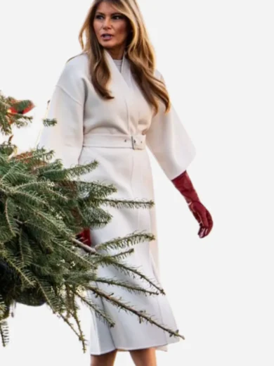Melania Trump White House Christmas Tree Coat