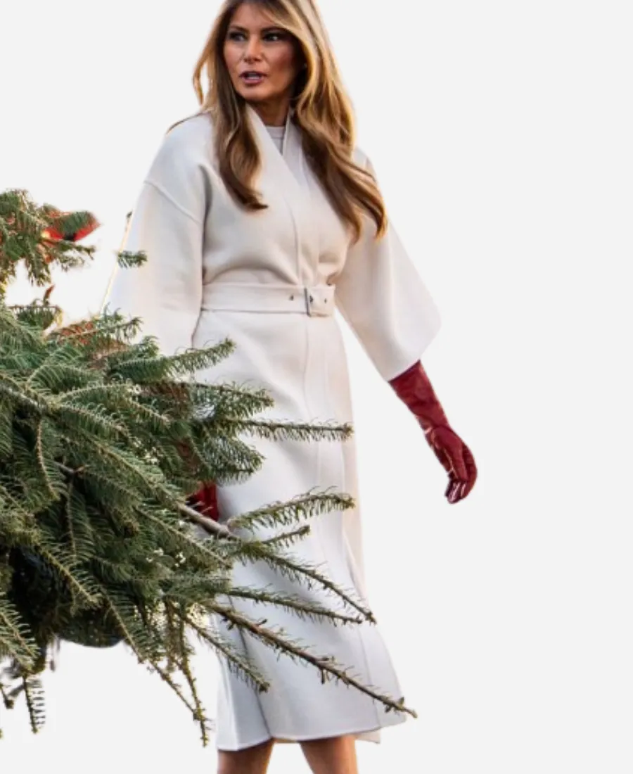 Melania Trump White House Christmas Tree Coat
