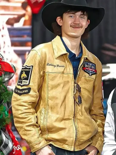 Men’s Nfr Las Vegas Logan Hay Leather Jacket