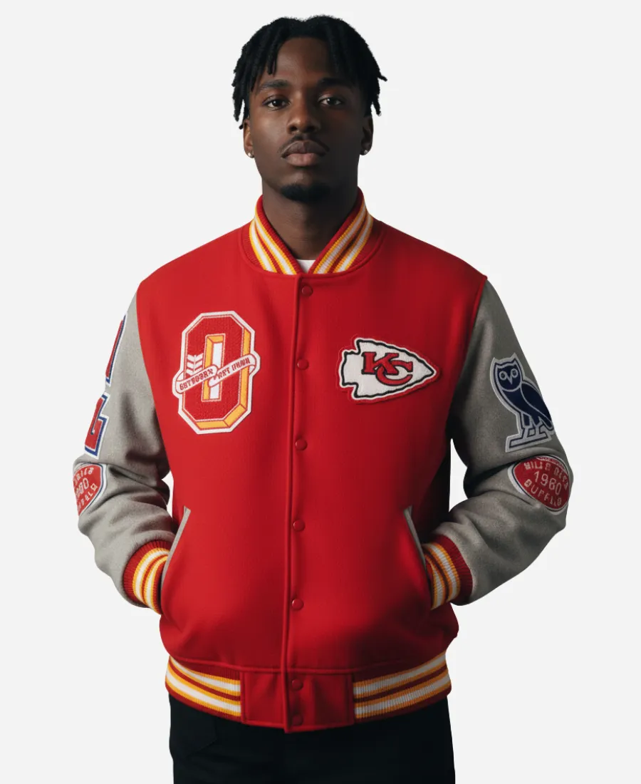 OVO Kansas City Chiefs Varsity Jacket