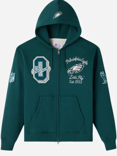 OVO Philadelphia Eagles Waffle Lined Hoodie
