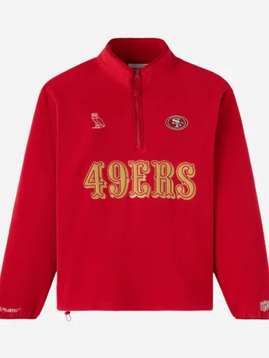 OVO San Francisco 49ers Mock Neck Fleece