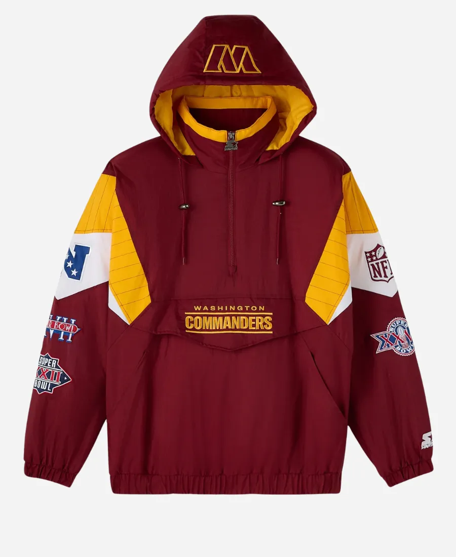 OVO Starter Washington Commanders Pullover Jacket