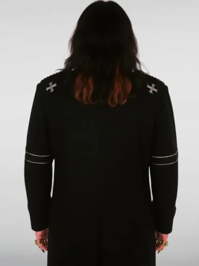 Ozzy Osbourne Black Cotton Coat