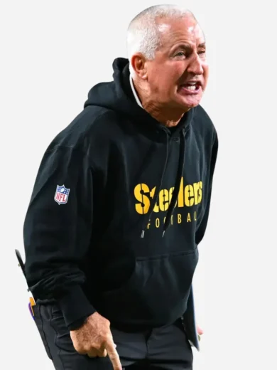 Danny Smith Pittsburgh Steelers Black Hoodie