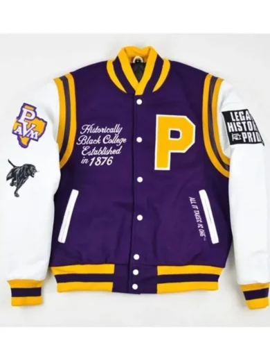 Prairie View A&M University Letterman Varsity Jacket
