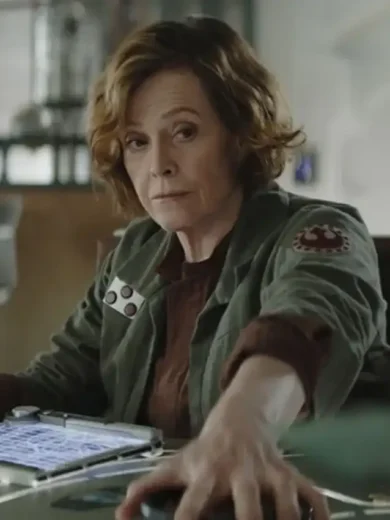 Star Wars The Mandalorian and Grogu Sigourney Weaver Jacket