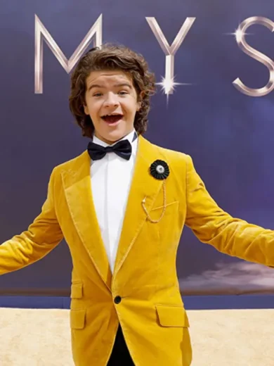 Stranger Things Gaten Matarazzo Yellow Blazer