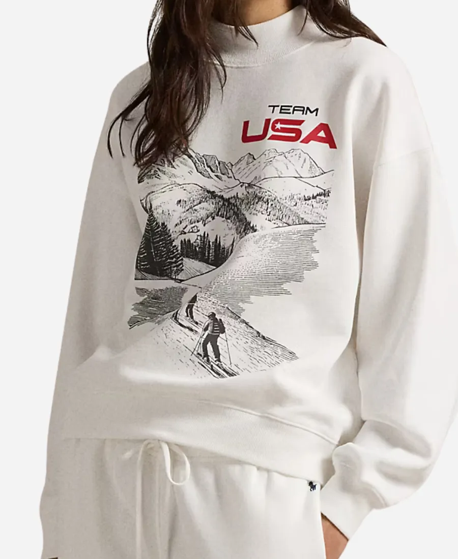 Team USA 2026 Graphic Fleece Mockneck