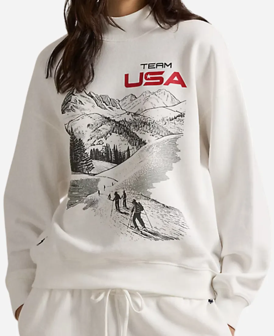 Team USA 2026 Graphic Fleece Mockneck