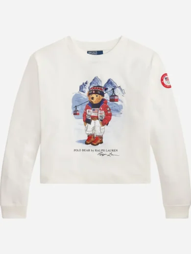 Team USA 2026 Polo Bear Long-Sleeve T-Shirt