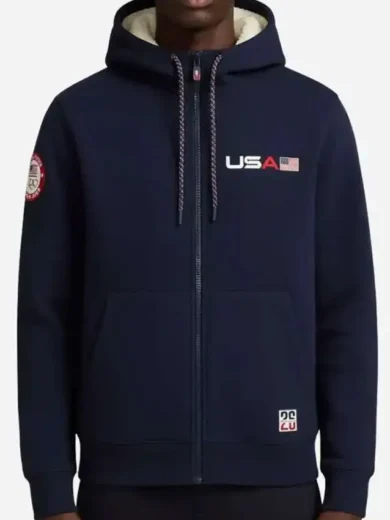 Team USA Winter Olympics 2026 Blue Hoodie