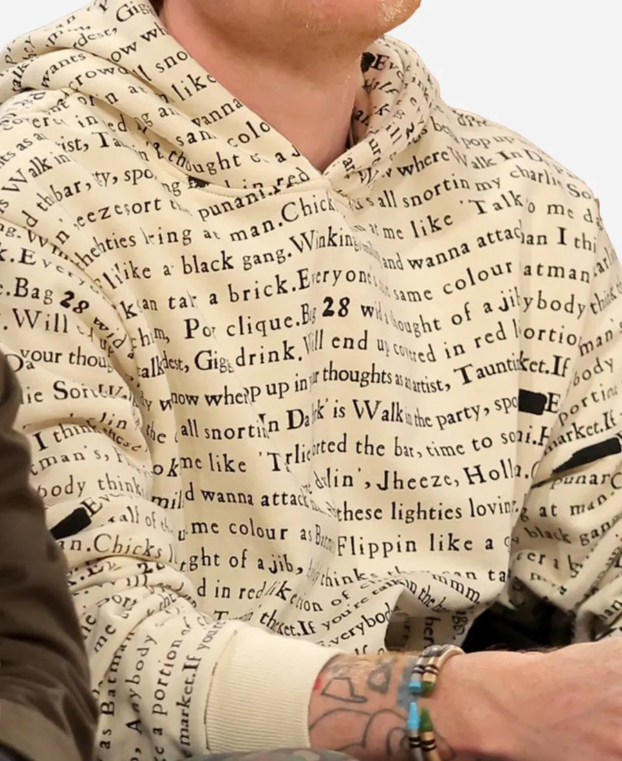 Ed Sheeran Cavaliers v Knicks Printed Hoodie