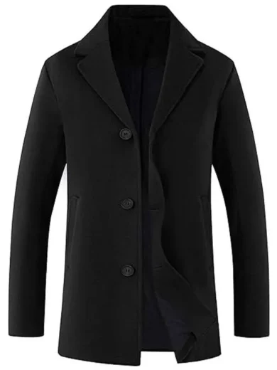 Men’s Single Breasted Peacoat
