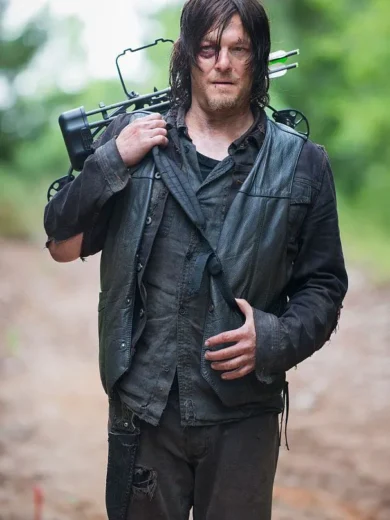 Norman Reedus The Walking Dead Leather Vest