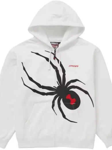 Supreme Spyder Zip Up Hooded Sweatshirt