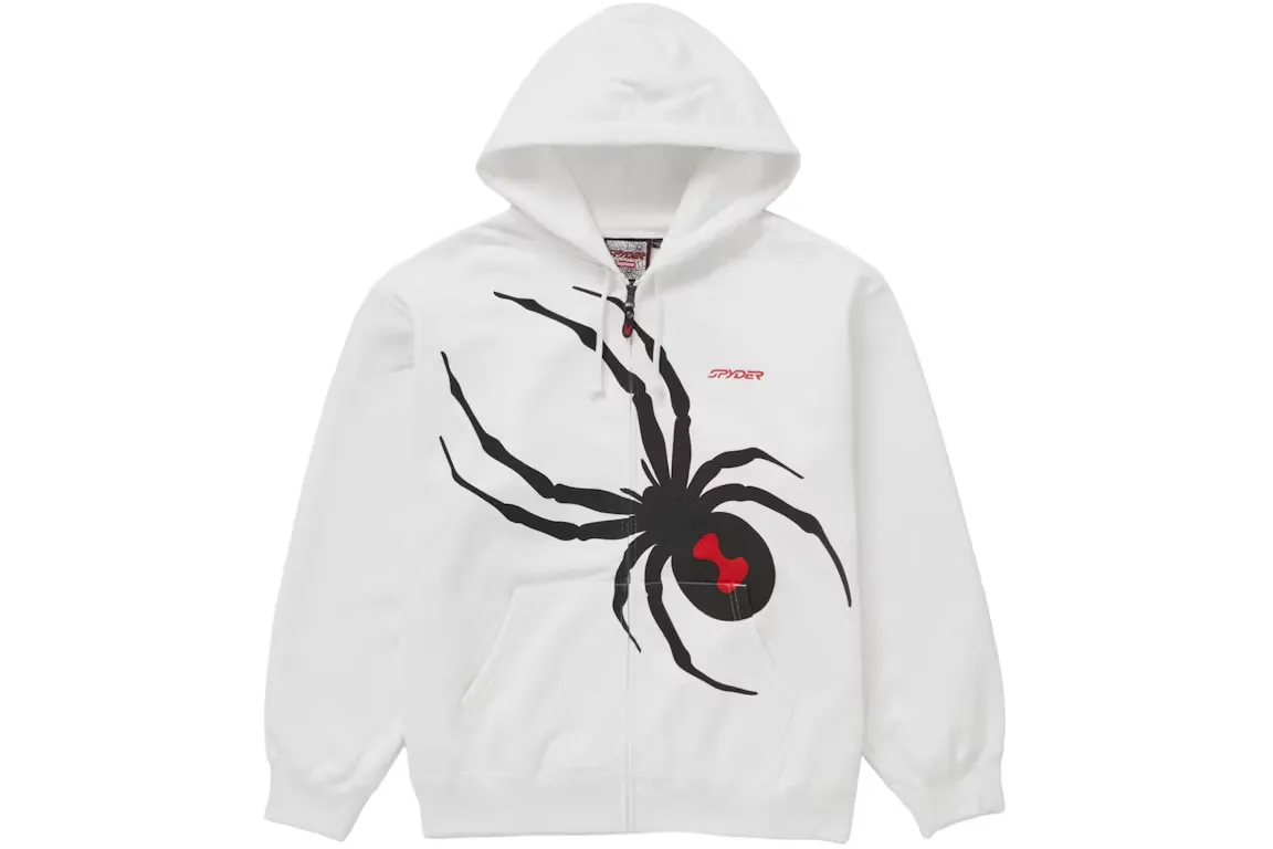 Supreme Spyder Zip Up Hooded Sweatshirt