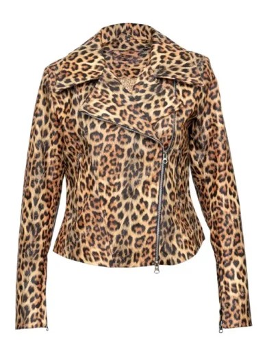 Womenswear Spring Summer 2026 Rita Ora Leopard Print Jacket