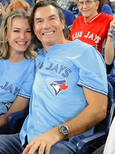 2025 World Series Jerry O’Connell Blue Jersey