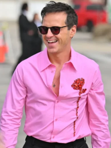 2025 Film Independent Spirit Awards Andrew Scott Pink Floral Shirt