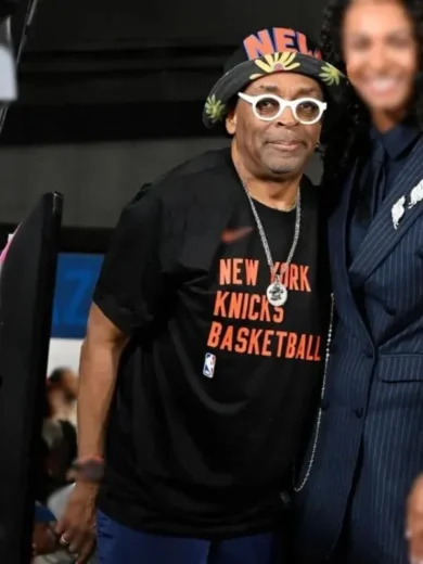 2025 NBA Draft Spike Lee NY Knicks Black T-Shirt