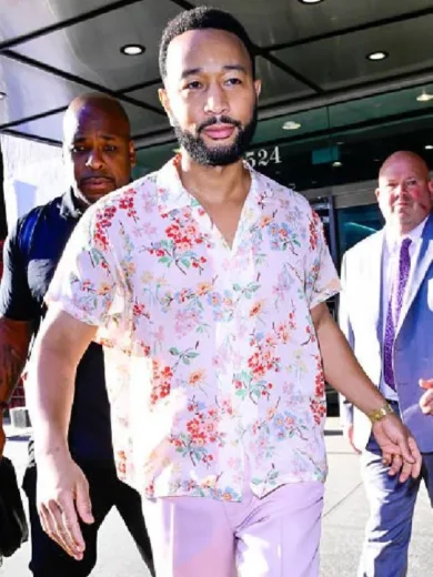 NYC 2025 John Legend Floral Shirt