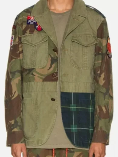 90 Day The Last Resort S2 Camo Patch Jacket