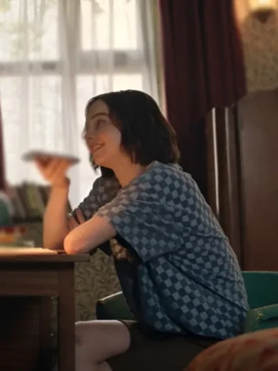 A Good Girl’s Guide To Murder Emma Myers Check T-Shirt