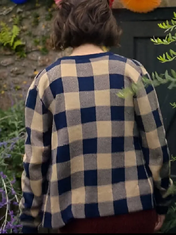 A Good Girl’s Guide to Murder 2024 Emma Myers Checked Cardigan