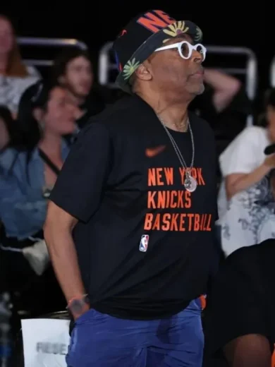 2025 NBA Draft Spike Lee NY Knicks Black T-Shirt