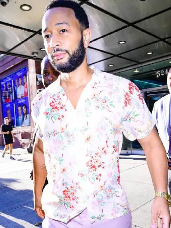 NYC 2025 John Legend Floral Shirt