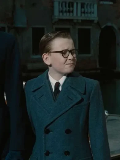 A Haunting in Venice 2023 Jude Hill Wool Coat