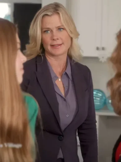 A Magical Christmas Village 2022 Alison Sweeney Blazer