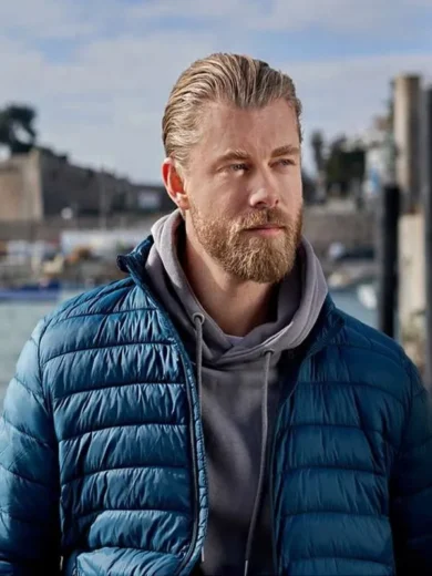 A Pinch Of Portugal 2023 Luke Mitchell Blue Quilted Jacket
