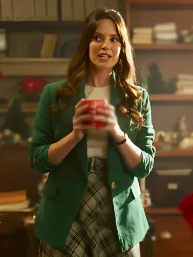 A Vintage Christmas 2024 Merritt Patterson Green Blazer